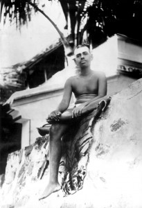 Ramana Maharshi at Skandashram