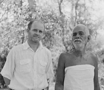 Guy Hague with Bhagavan in Palakotyu