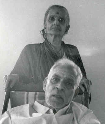 Narayana Iyer and wife Lalitha