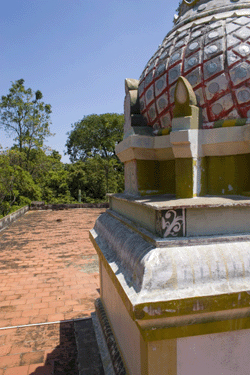 The gopuram over Ramana Padam