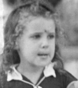 Katia Osborne as child