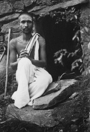 Raja Iyer on the lower slopes of Arunachala