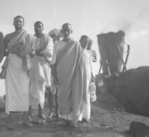 Muruganar, Yogi Ramaiah and Kunju Swami on Arunachala